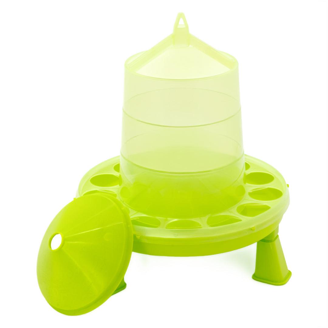 Plastic feeder with support legs for chicks and hens 2.4 L