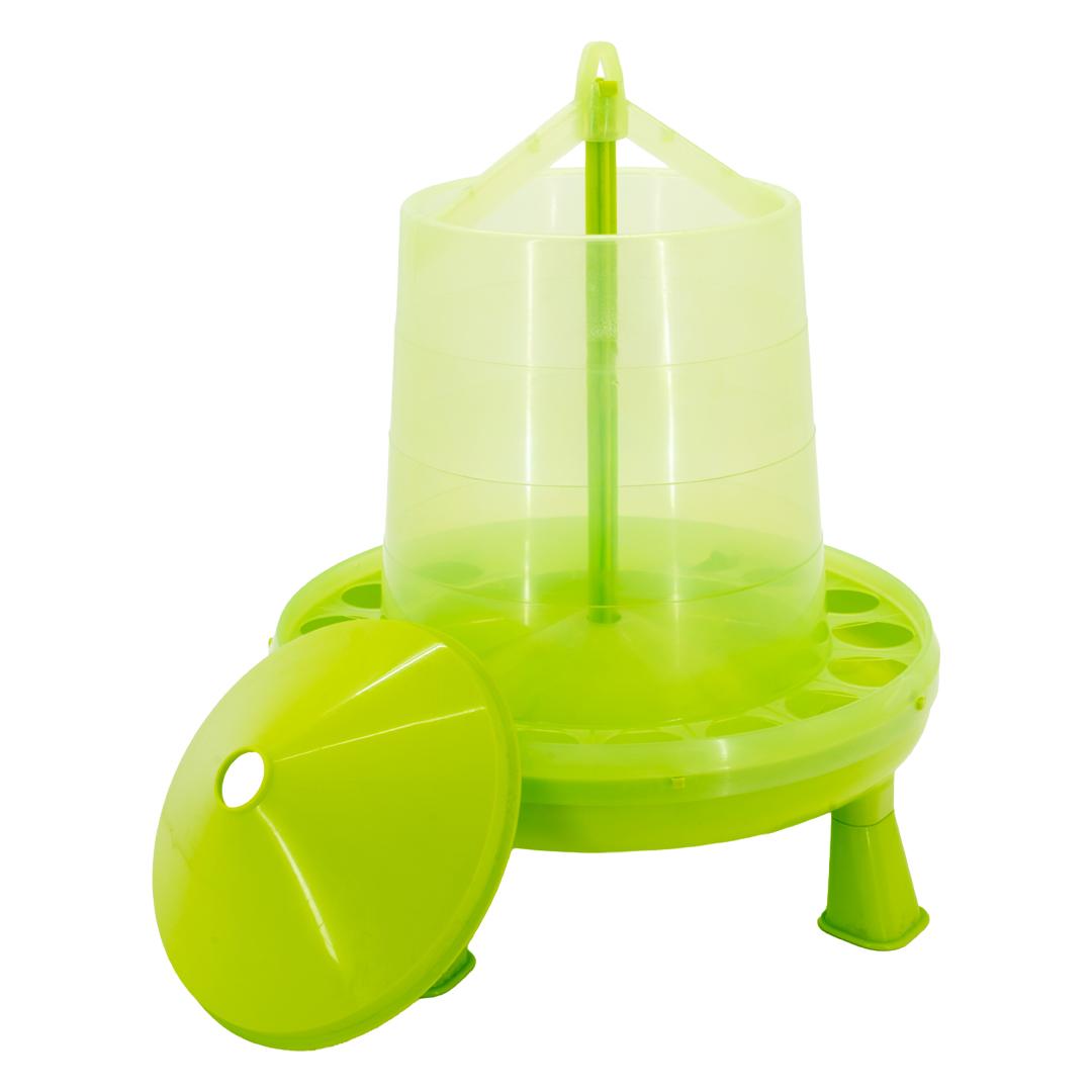 Plastic feeder with support legs for chicks and hens 2.4 L
