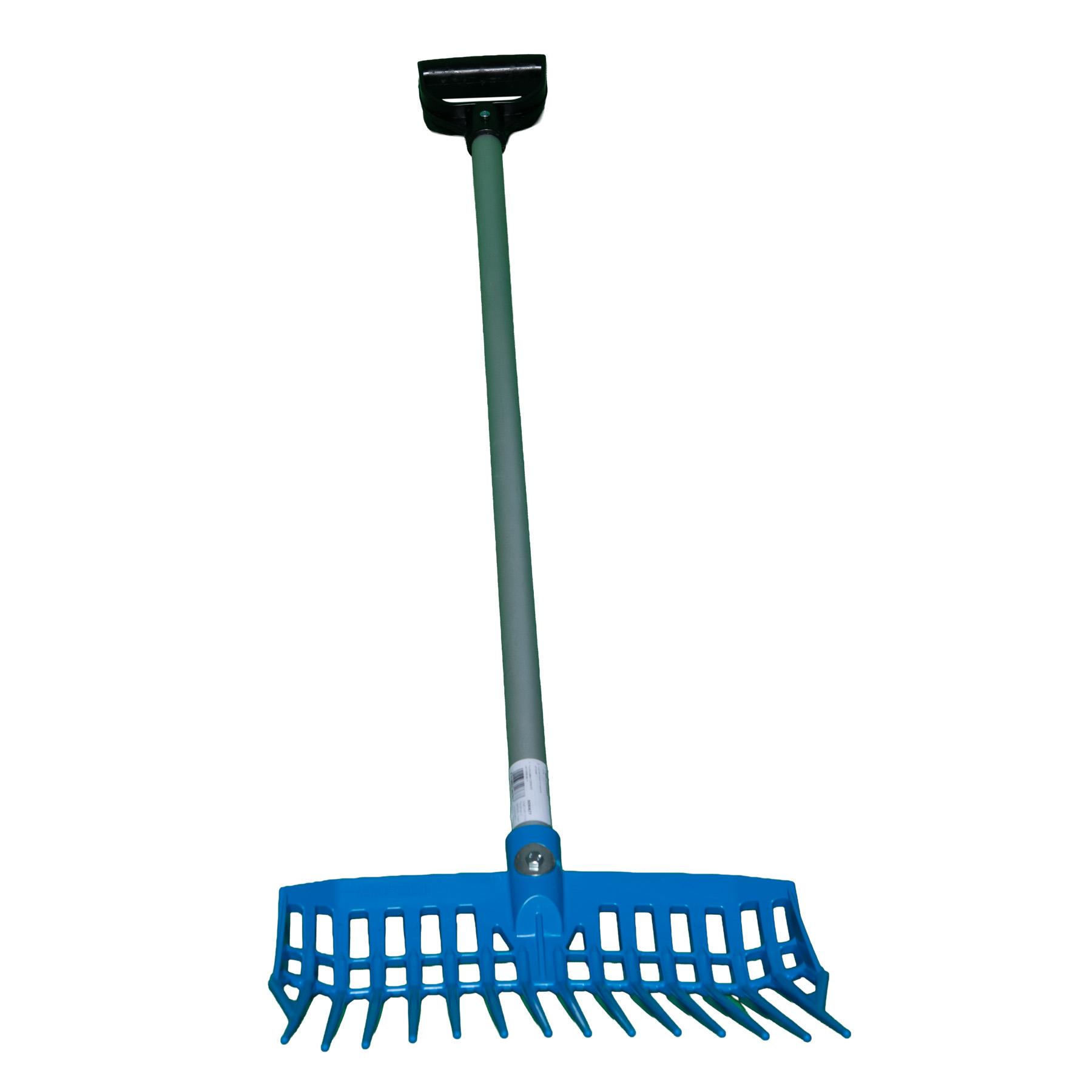 Furcă de bălegar Mini albastră cu mâner pentru copii