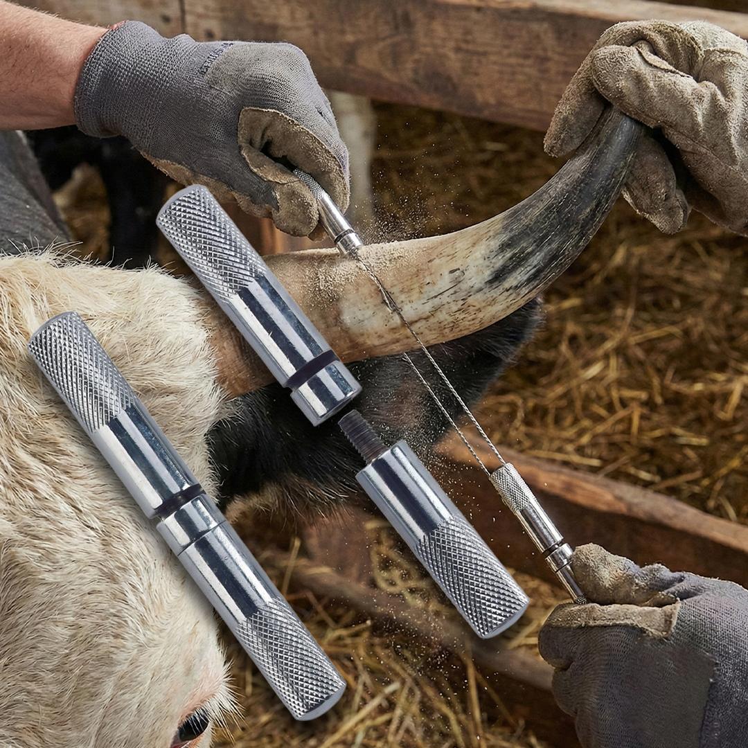 Kerbl handles for dehorning wire saw