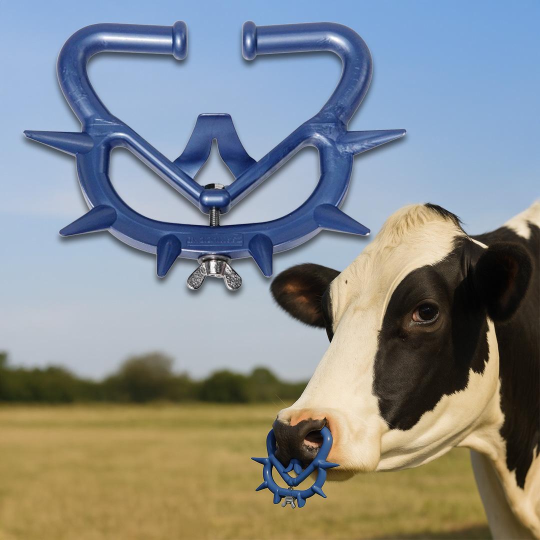 Inel nazal antisupt mare albastru