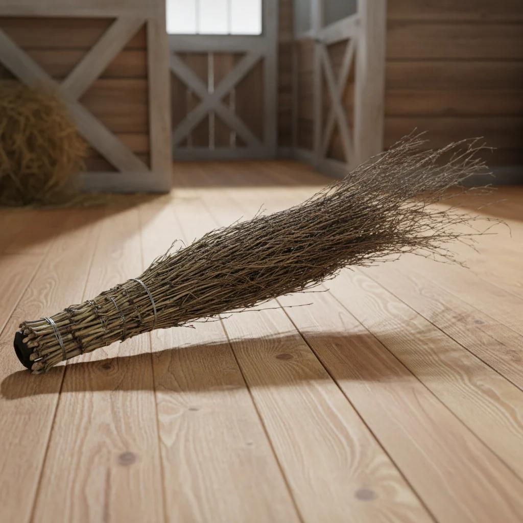 Bambusz seprű 110 cm – könnyű és tartós