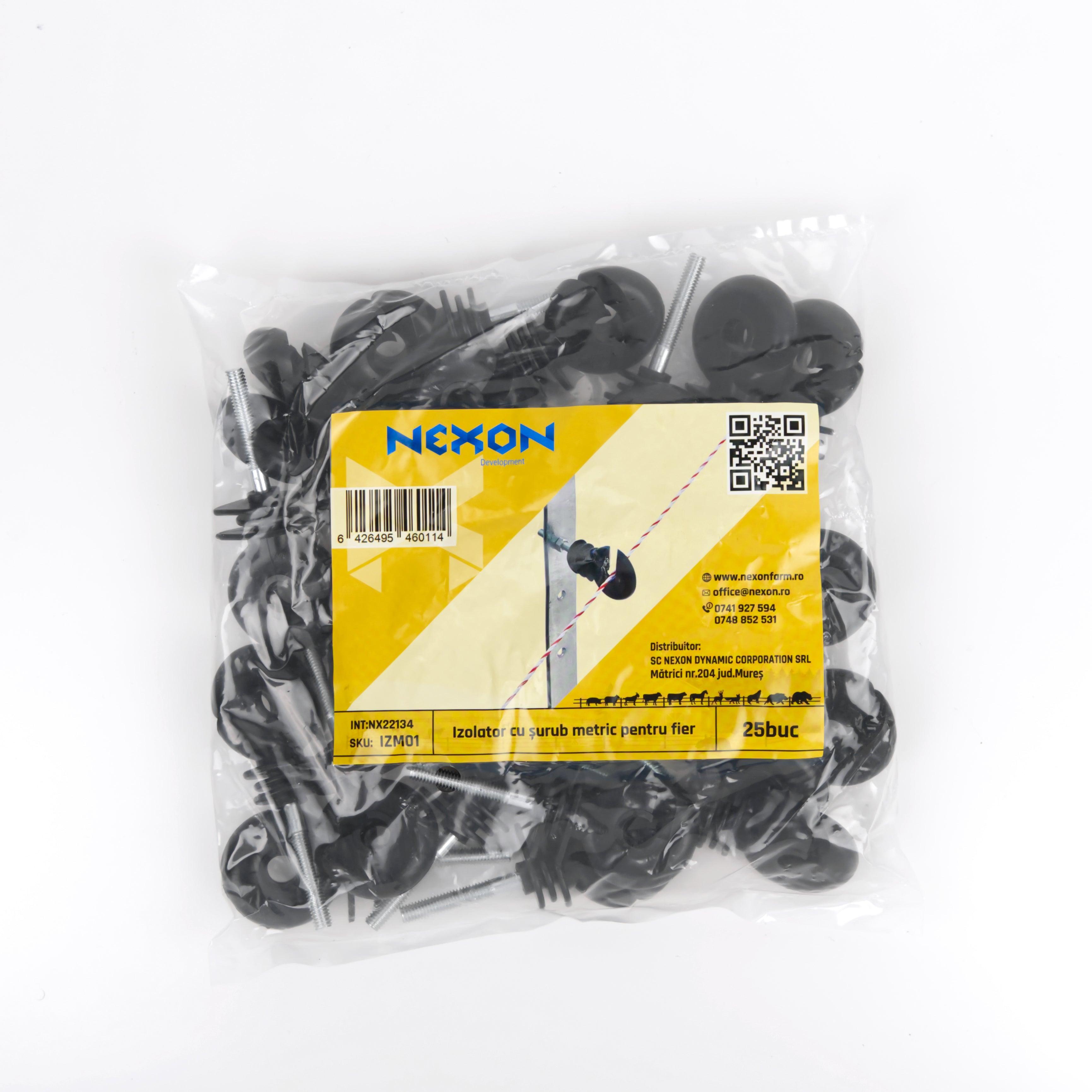 Izolator gard electric pentru fier 25 buc - NEXON