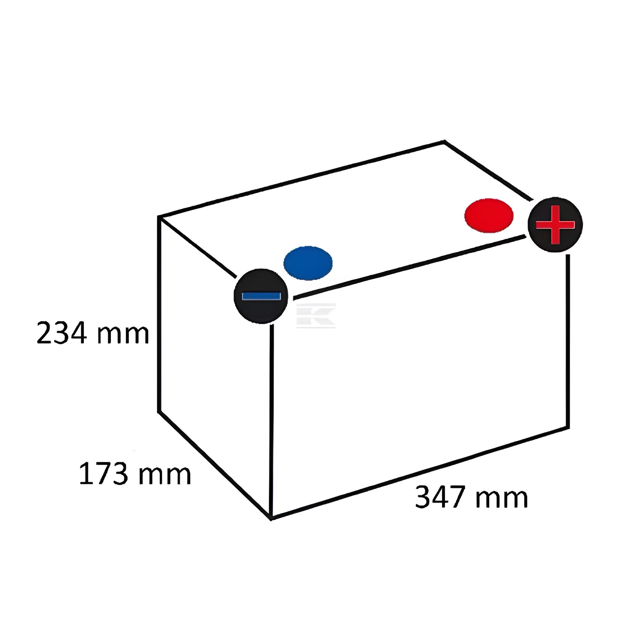 12V 110Ah 680A Kramp Battery for Electric Fence and Machinery