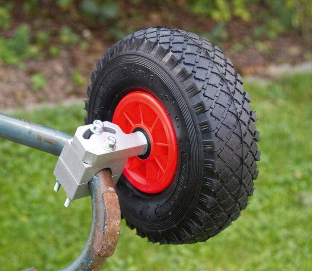 Stabilizer Wheels for Wheelbarrow – retrofit kit, 25 cm