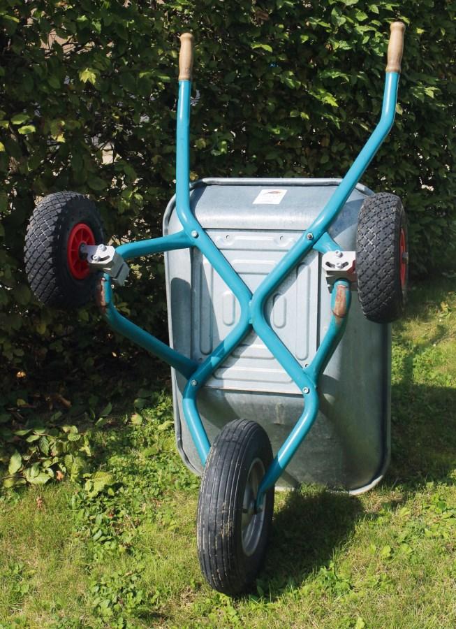 Stabilizer Wheels for Wheelbarrow – retrofit kit, 25 cm