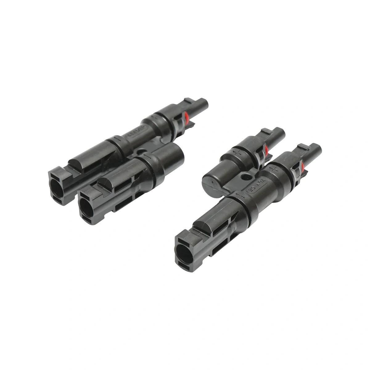 2in1 MC4-Y-2 Connector Set for Solar Panel