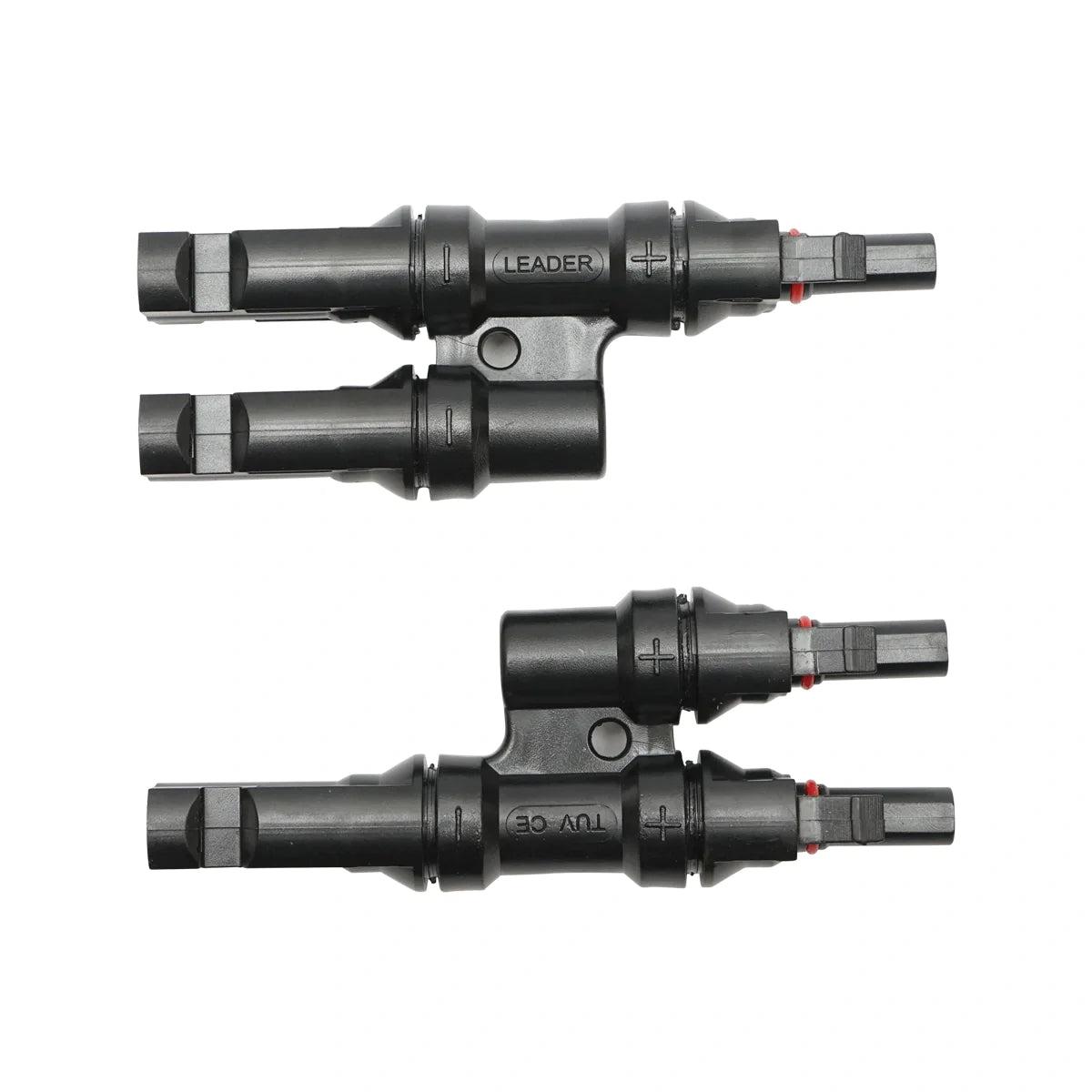 2in1 MC4-Y-2 Connector Set for Solar Panel