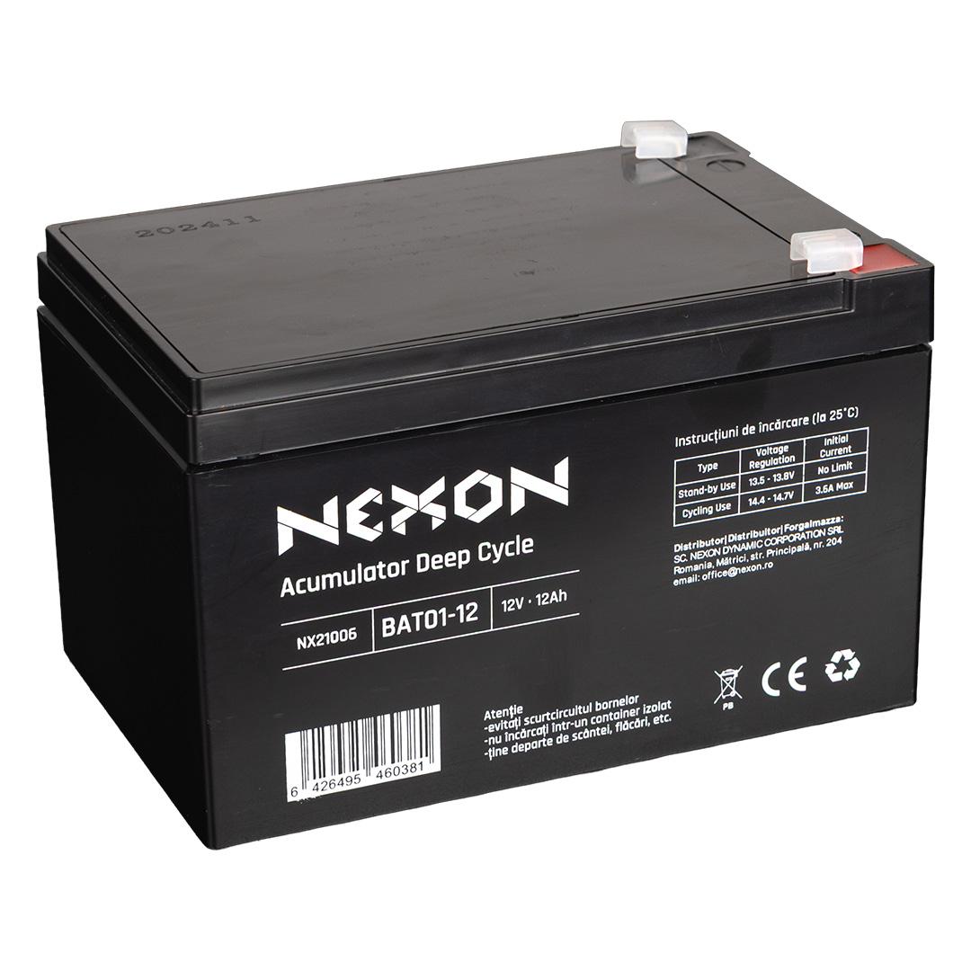 Baterie solara, plumb acid 12V 12Ah NEXON