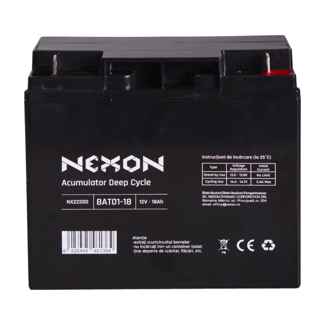 Baterie plumb acid, solar 12V 18Ah NEXON