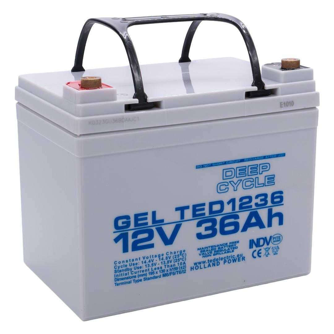 Baterie solara, 12V 36Ah, GEL Deep Cycle