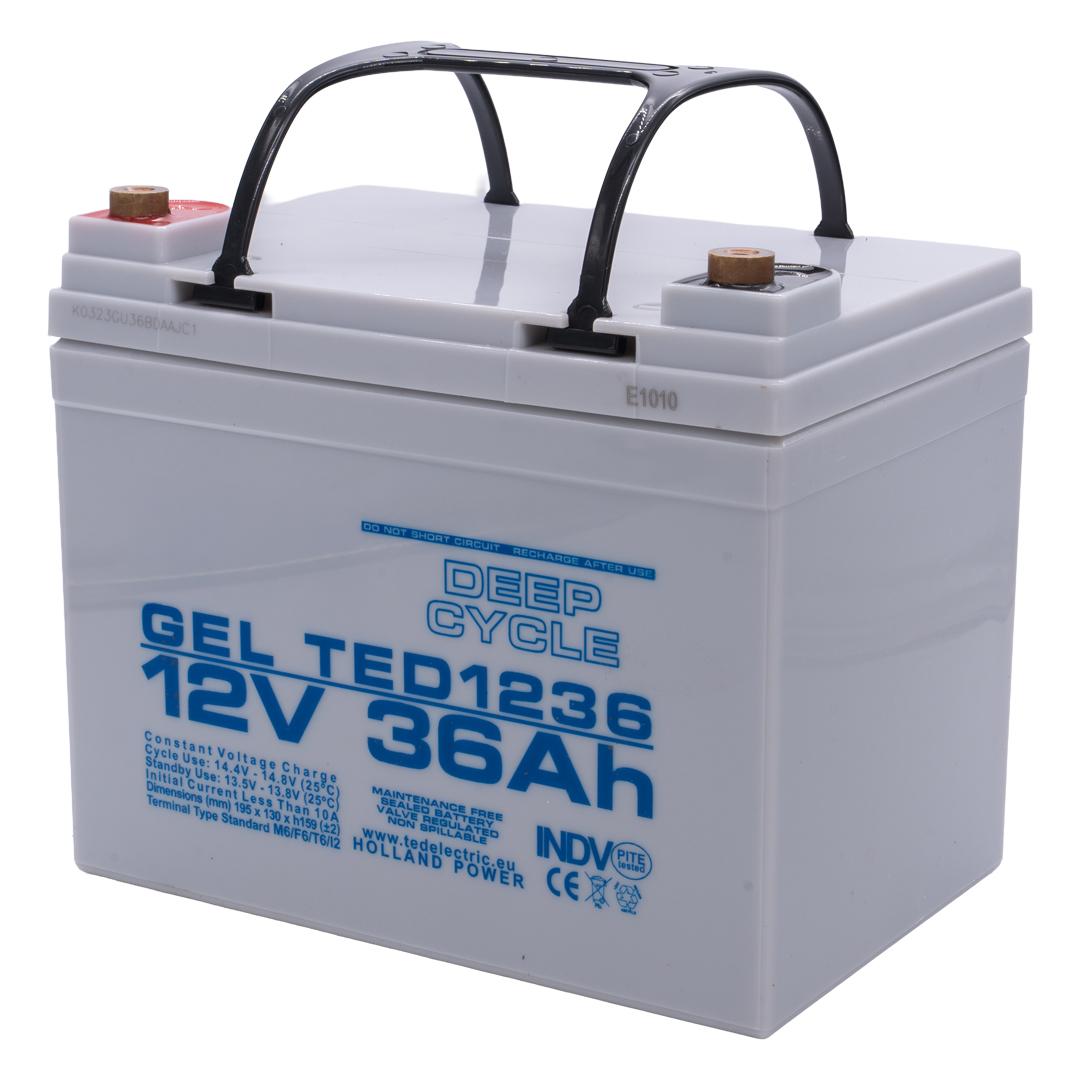 Baterie solara, 12V 36Ah, GEL Deep Cycle