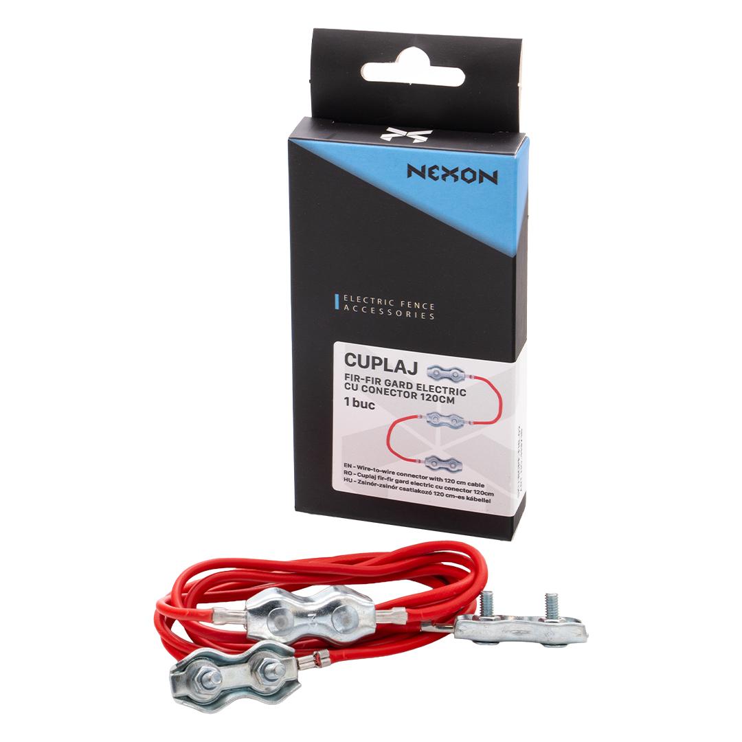 Triple electric fence wire coupler (wire - wire type)