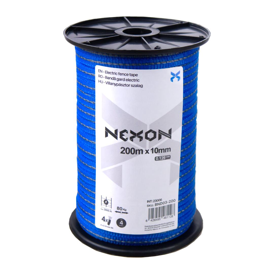 Bandă gard electric NEXON RANGER 200m 4 lite 80kg