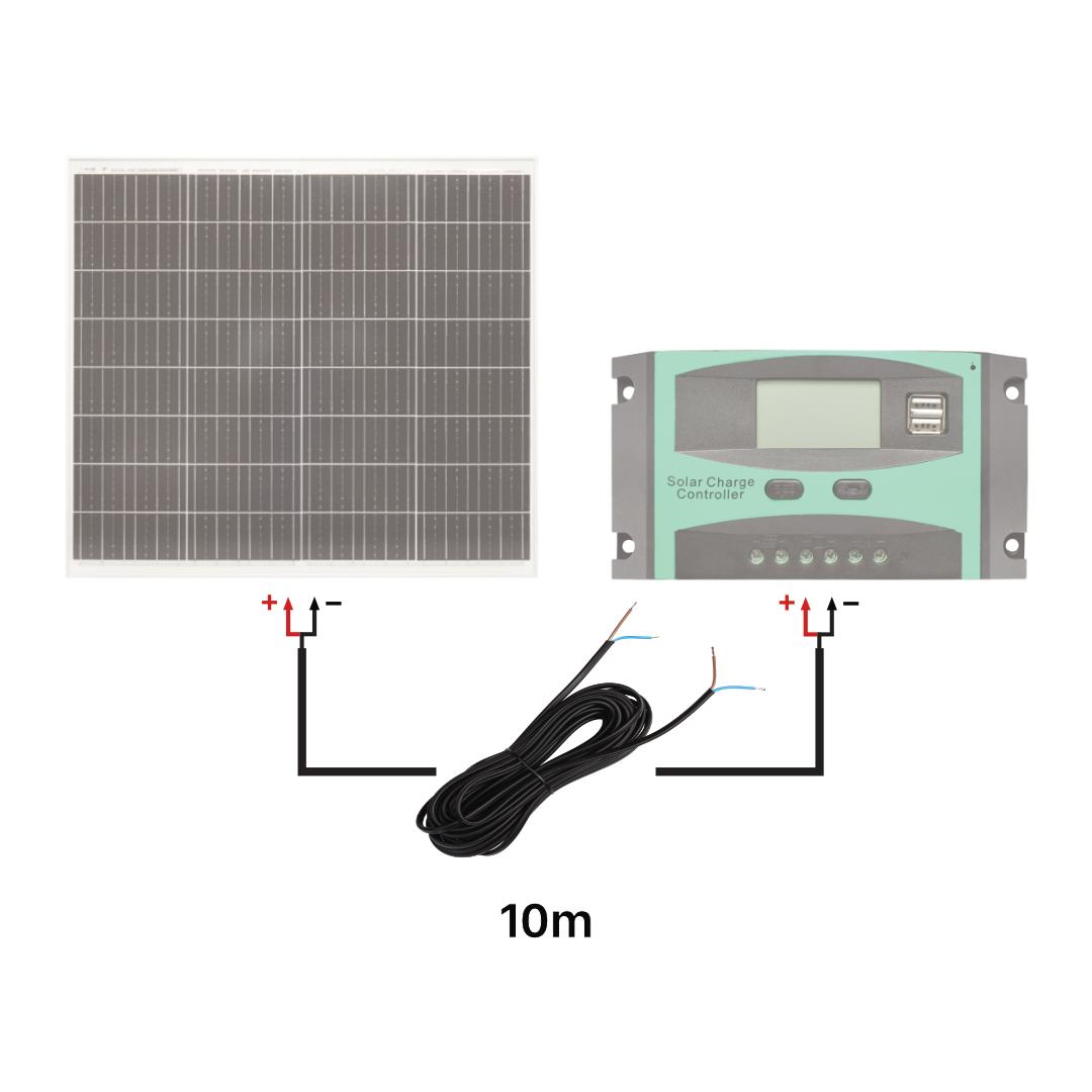 Intermediate Cable PWM–Solar Panel 10m 2x0.75 mm² – NEXON