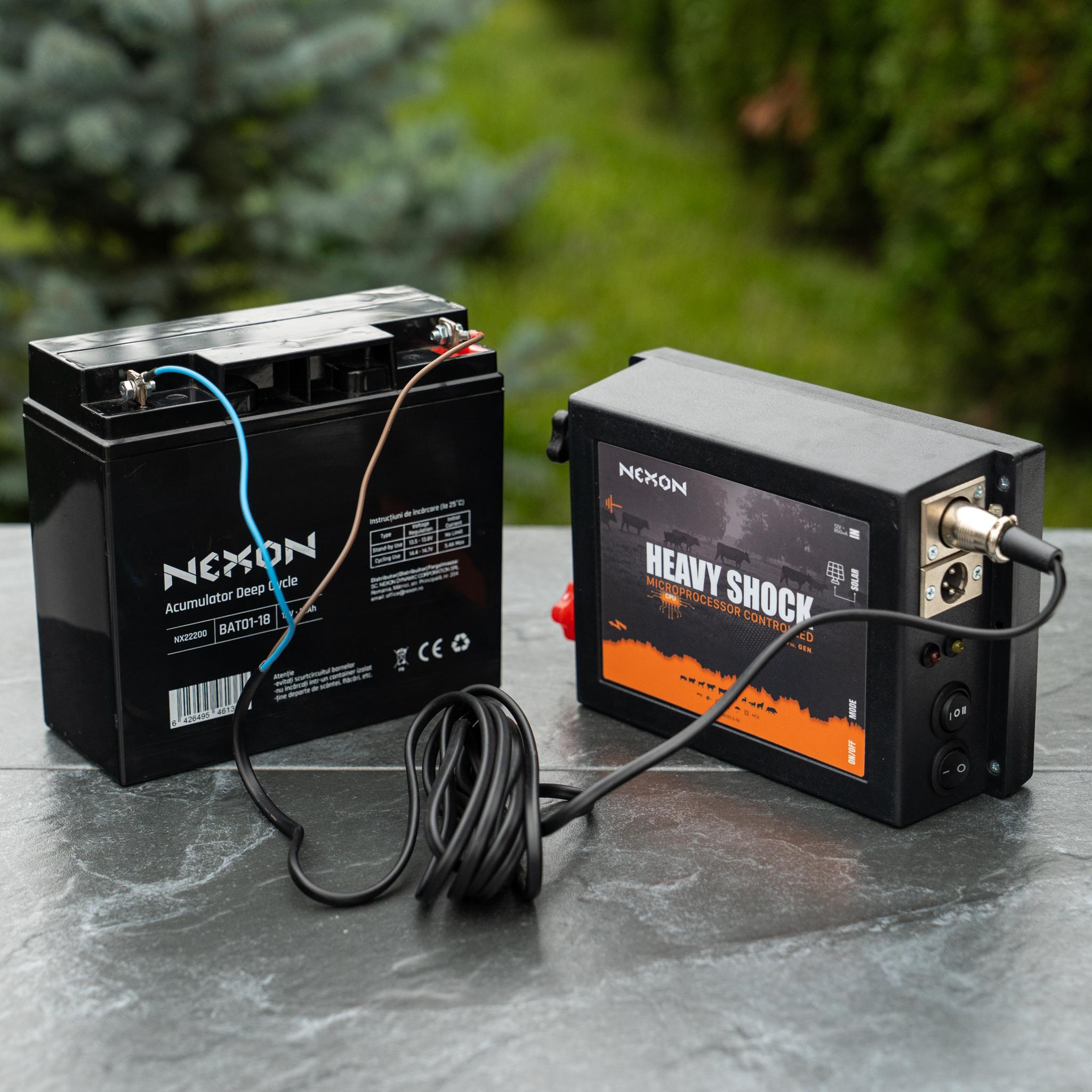 NEXON tápkábel szett Papucs FY6 – XLR 3m