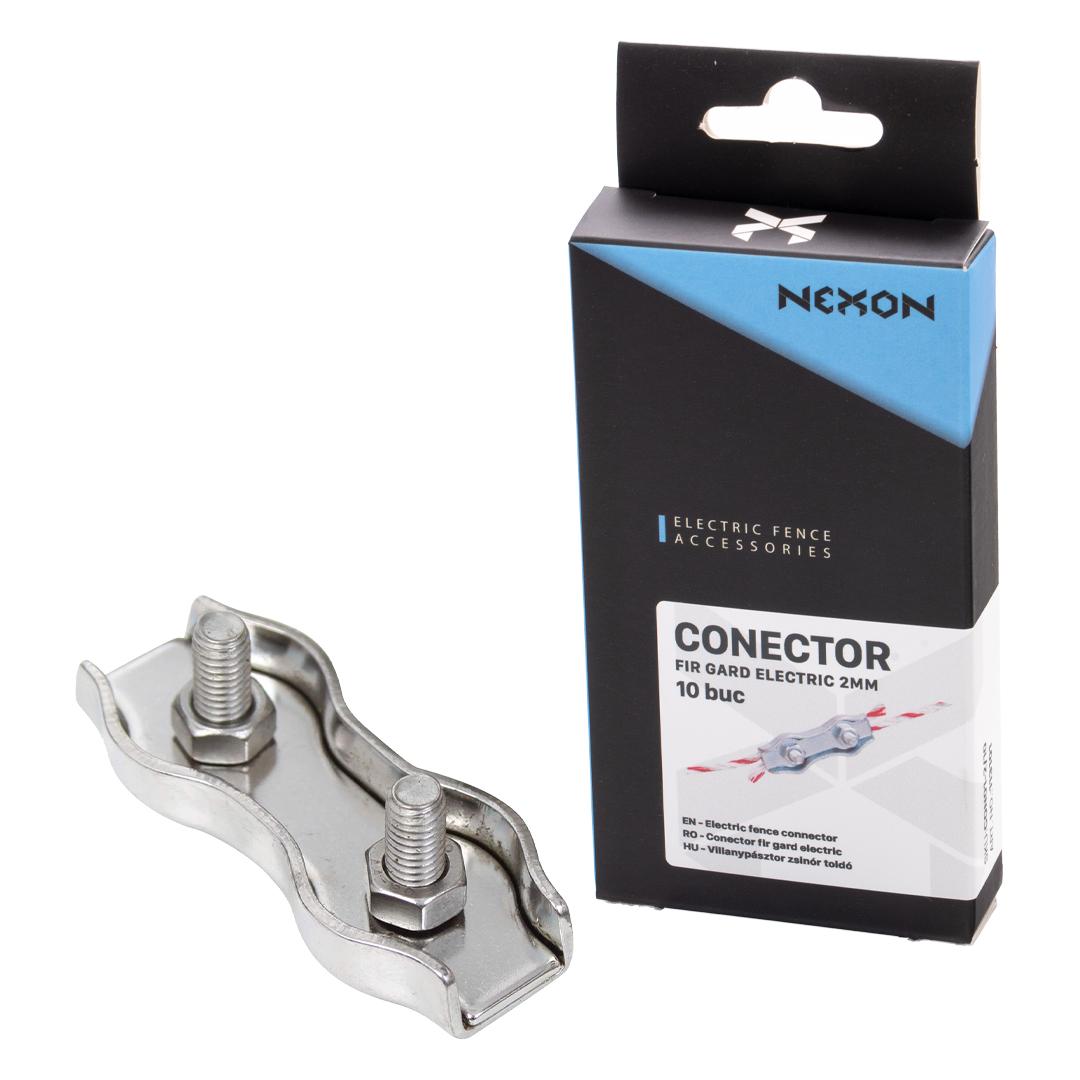Electric fence wire connector – 2 mm / 3 mm / 4 mm / 5 mm / 6 mm – NEXON