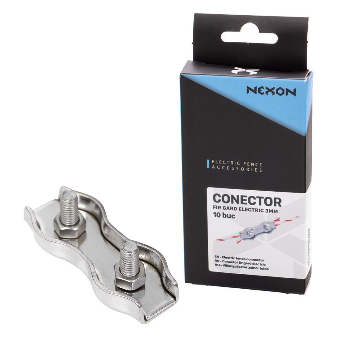 Electric fence wire connector – 2 mm / 3 mm / 4 mm / 5 mm / 6 mm – NEXON