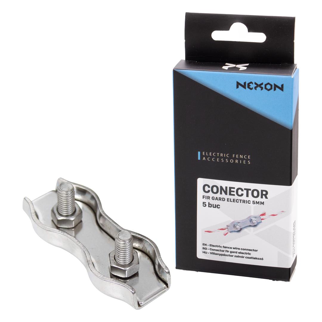 Electric fence wire connector – 2 mm / 3 mm / 4 mm / 5 mm / 6 mm – NEXON