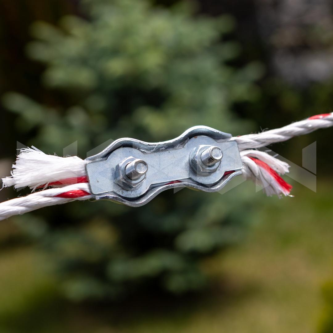 Electric fence wire connector – 2 mm / 3 mm / 4 mm / 5 mm / 6 mm – NEXON