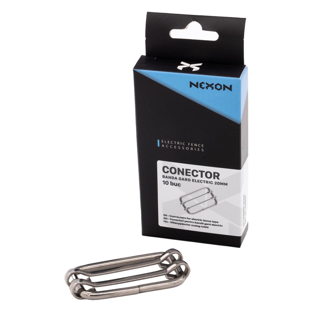 Electric Fence Tape Connector Set – 13 mm / 20 mm / 40 mm – NEXON