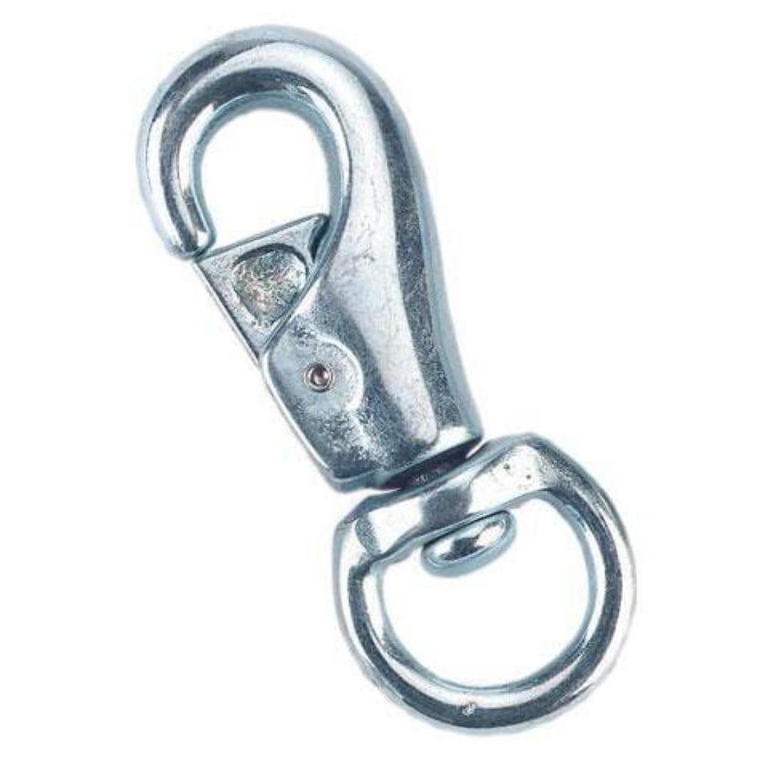 Karabiner kerek gyűrűvel lánchoz