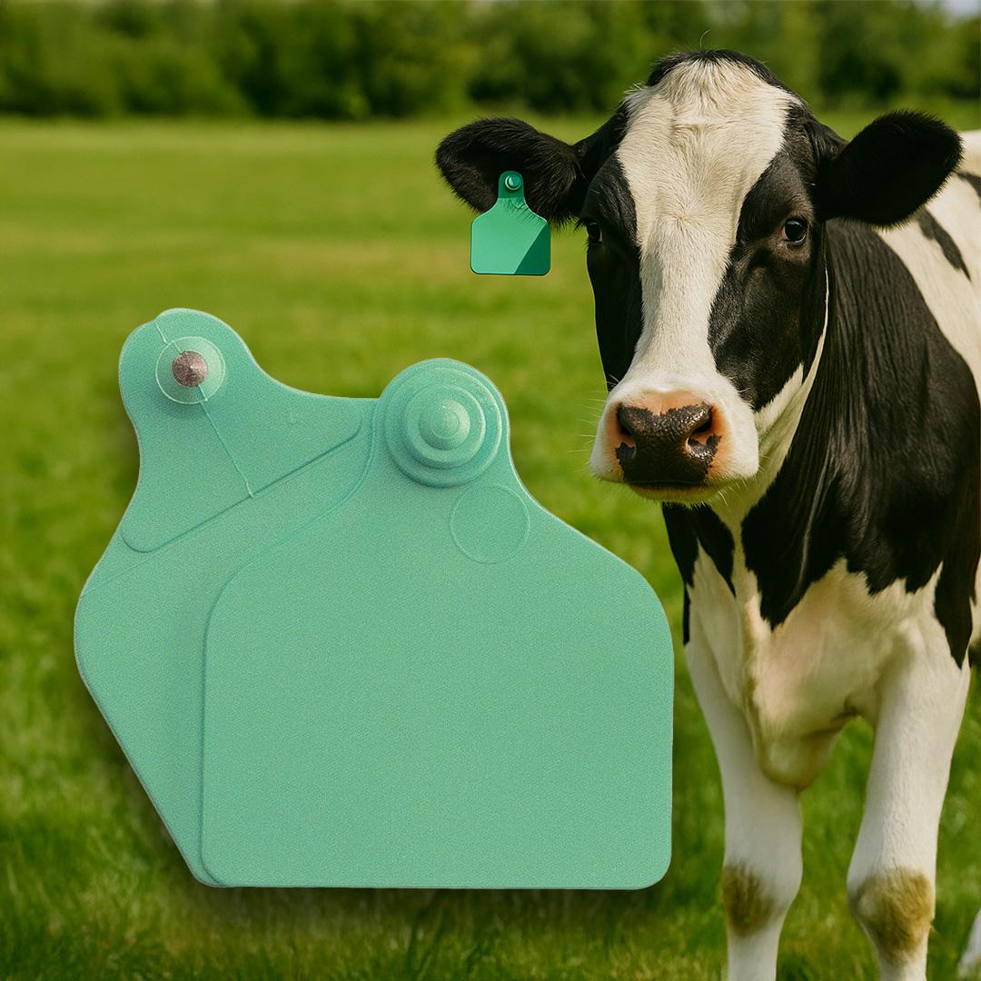 Crotalii bovine Maxi + Maxi (20 buc) verde