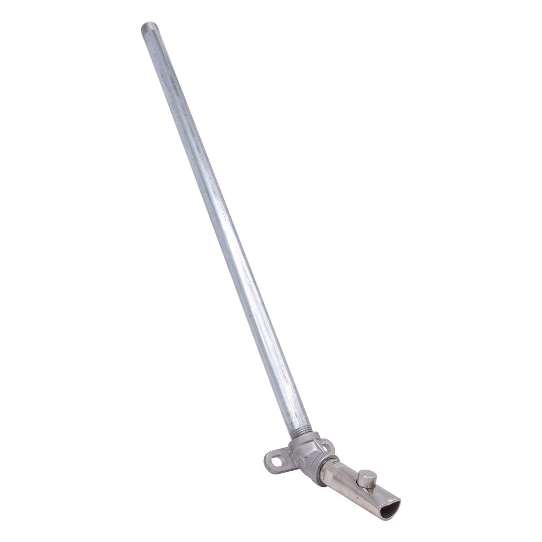Horganyzott acél cső itatóhoz – 50 cm, 1/2″ (G1/2) menettel