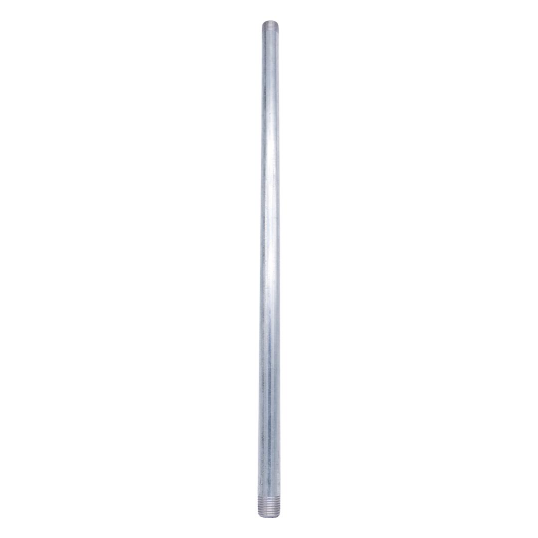 Horganyzott acél cső itatóhoz – 50 cm, 1/2″ (G1/2) menettel