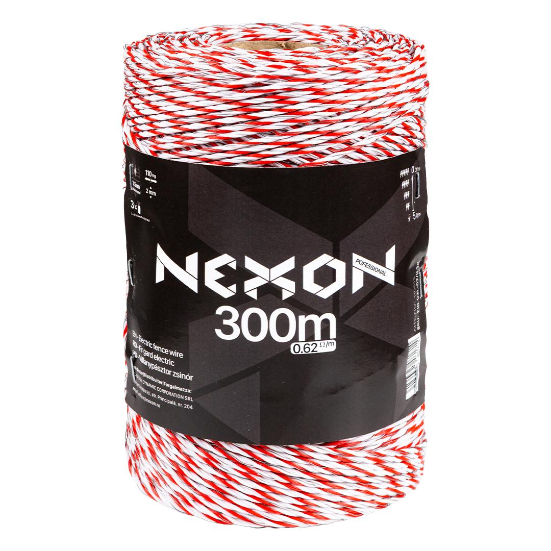 Electric Fence Polywire NEXON Professional 300m 3 strands - 110kg