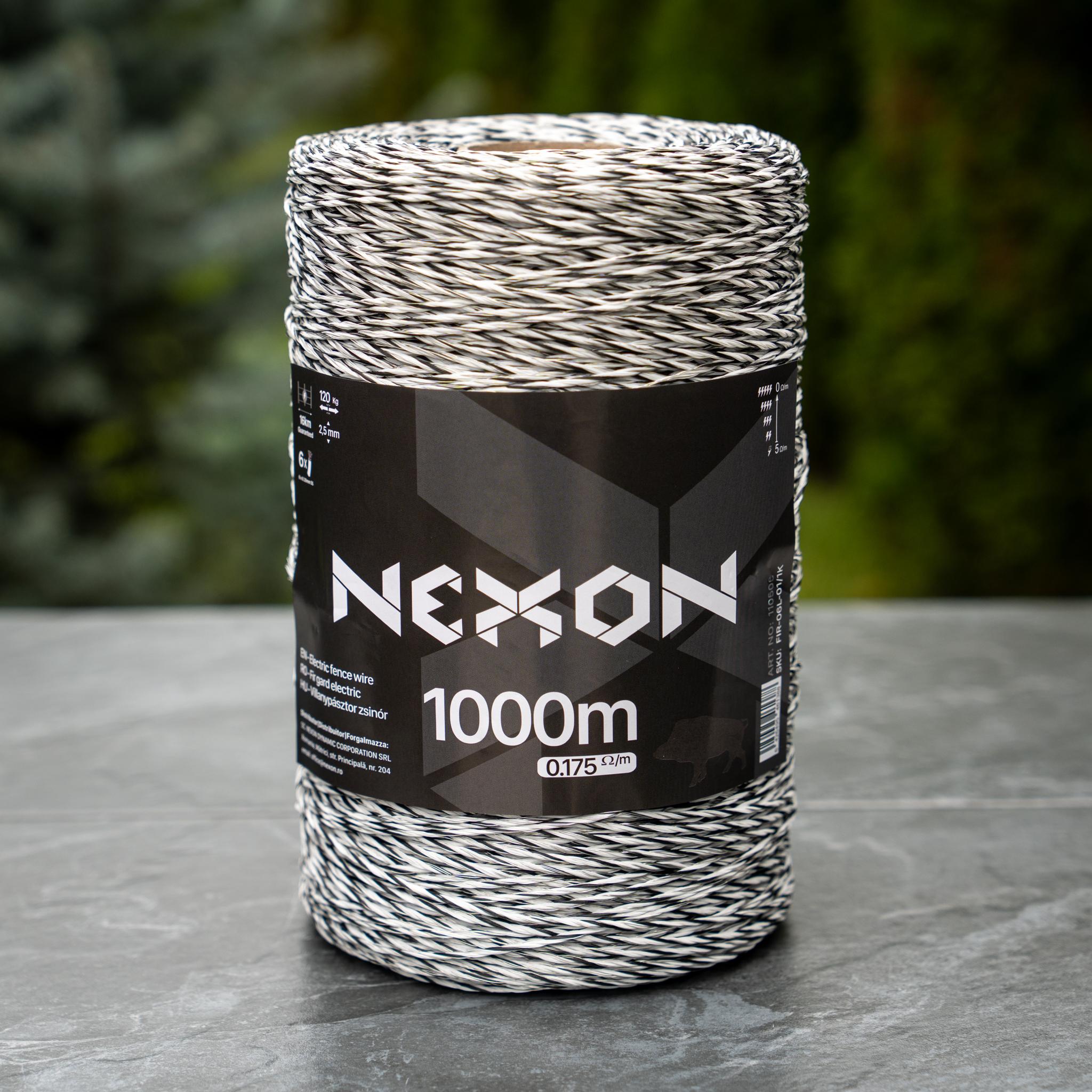 NEXON Electric Fence Polywire 1000m 6 Strands - 120kg
