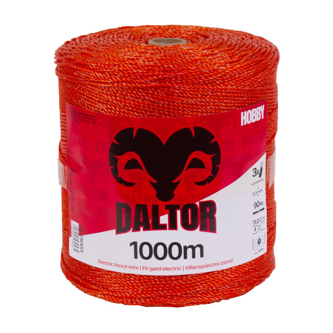 DALTOR HOBBY Polywire 1000m 3-strand 80kg