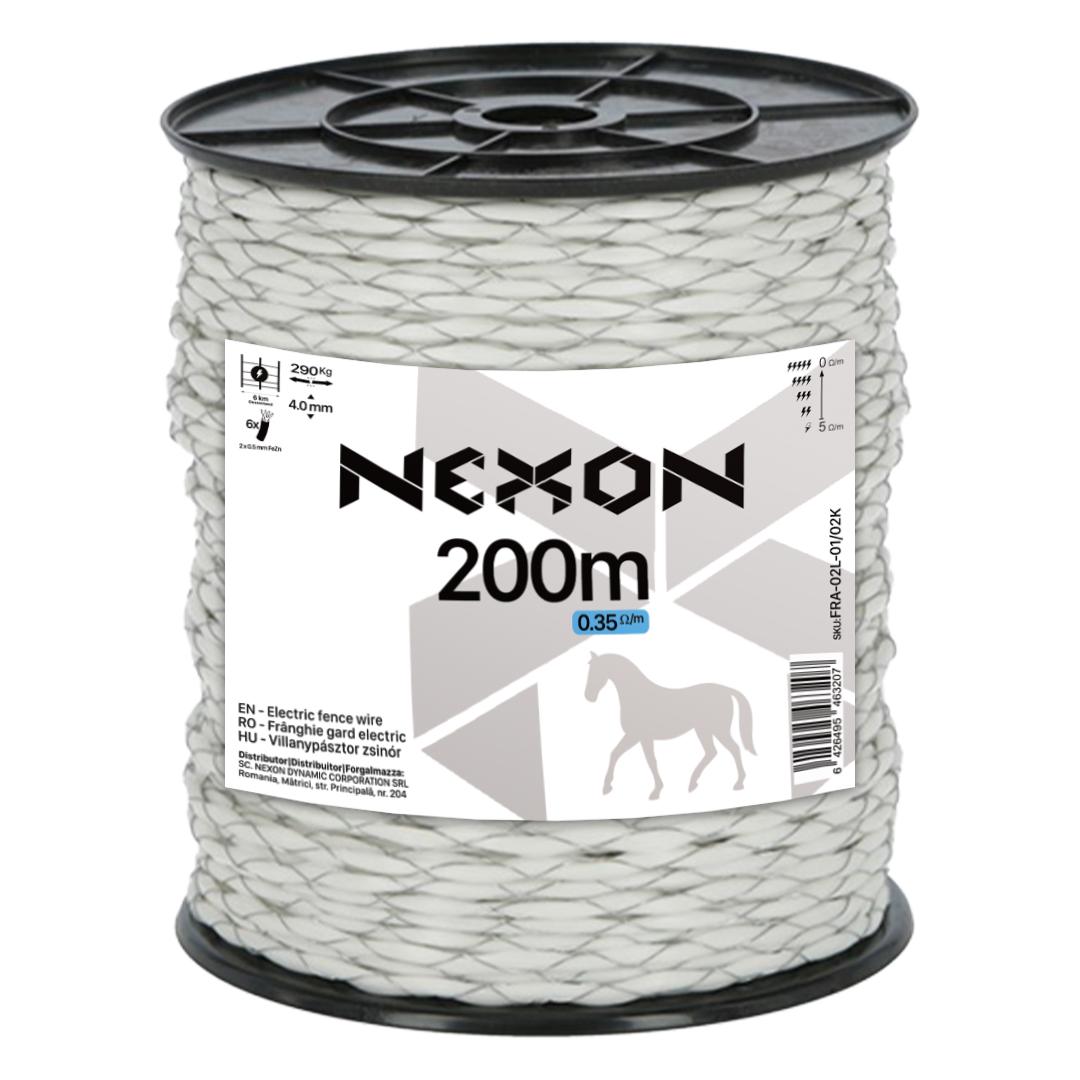 NEXON EconomyLine villanypásztor kötél 200m 4mm 290kg