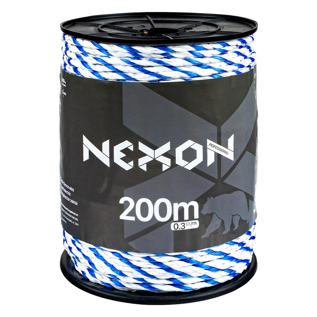 Villanypásztor zsinór NEXON Professional 200m 6 fémszál 600kg