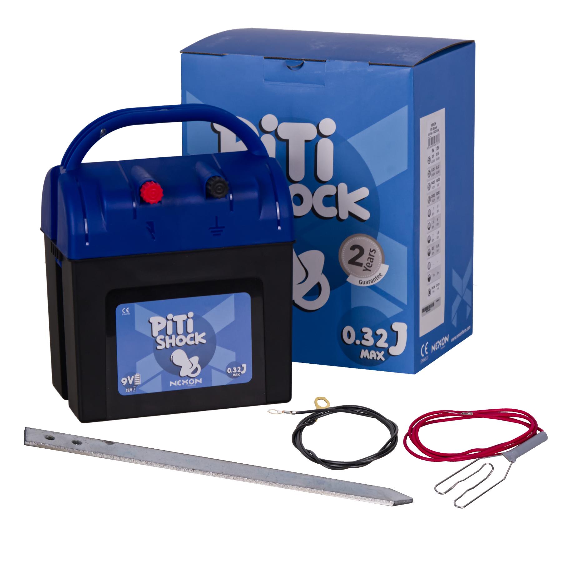 NEXON PitiShock Electric Fence Energizer – 0.32J (9–12V)