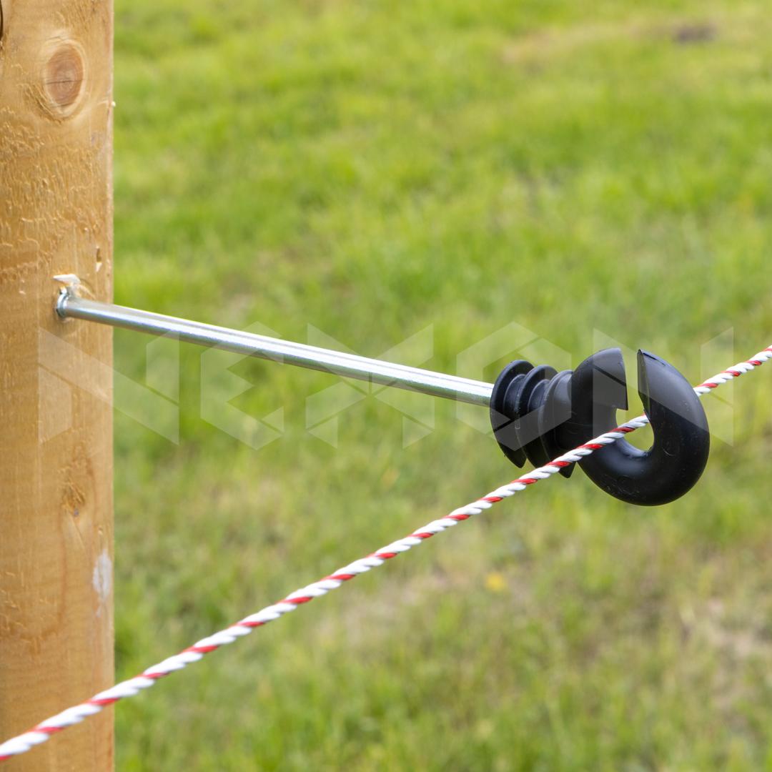 Izolator gard electric NEXON distantare 25cm, stalpisor lemn