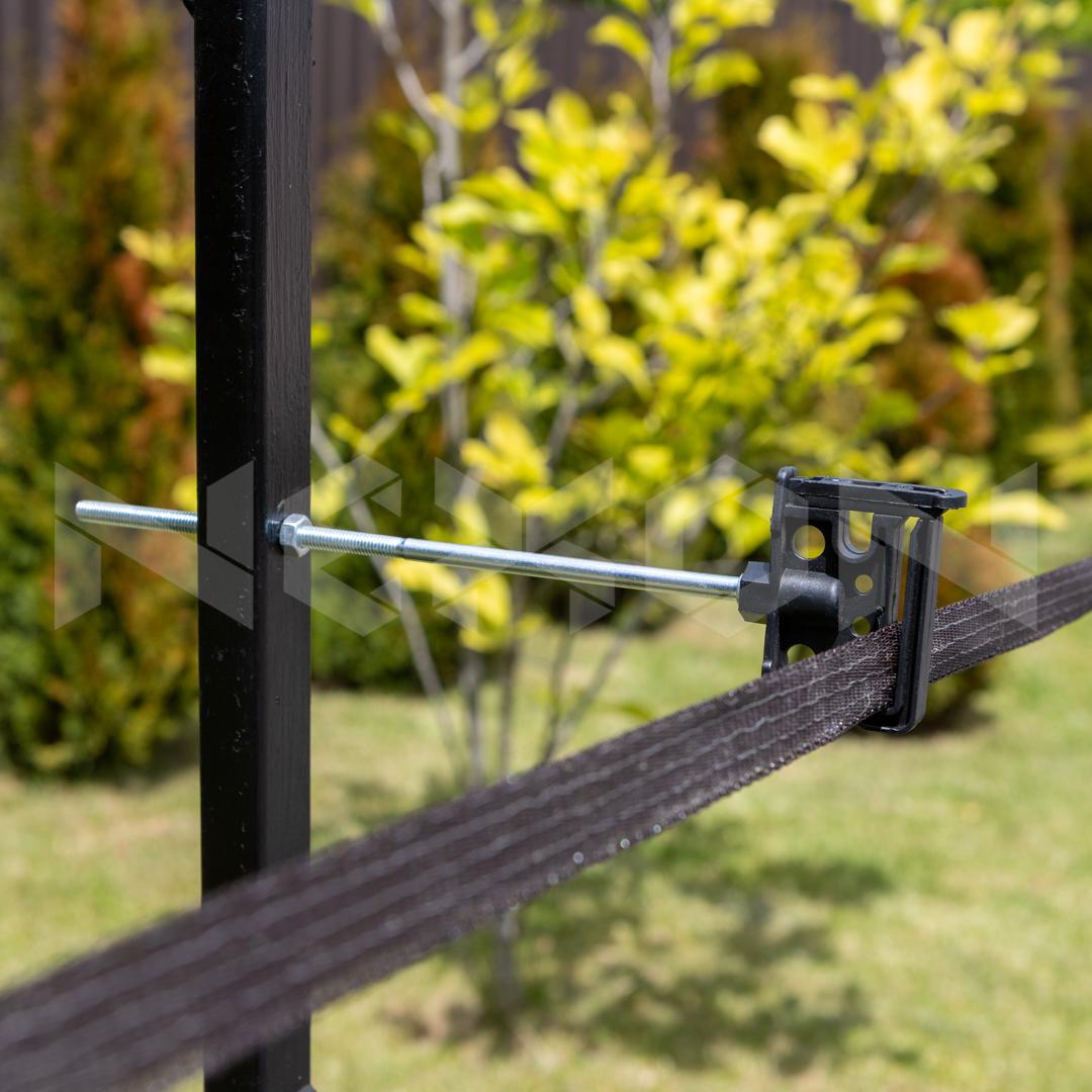 Izolator distantare cu surub metric pentru gard electric, 200mm, 10 buc - NEXON