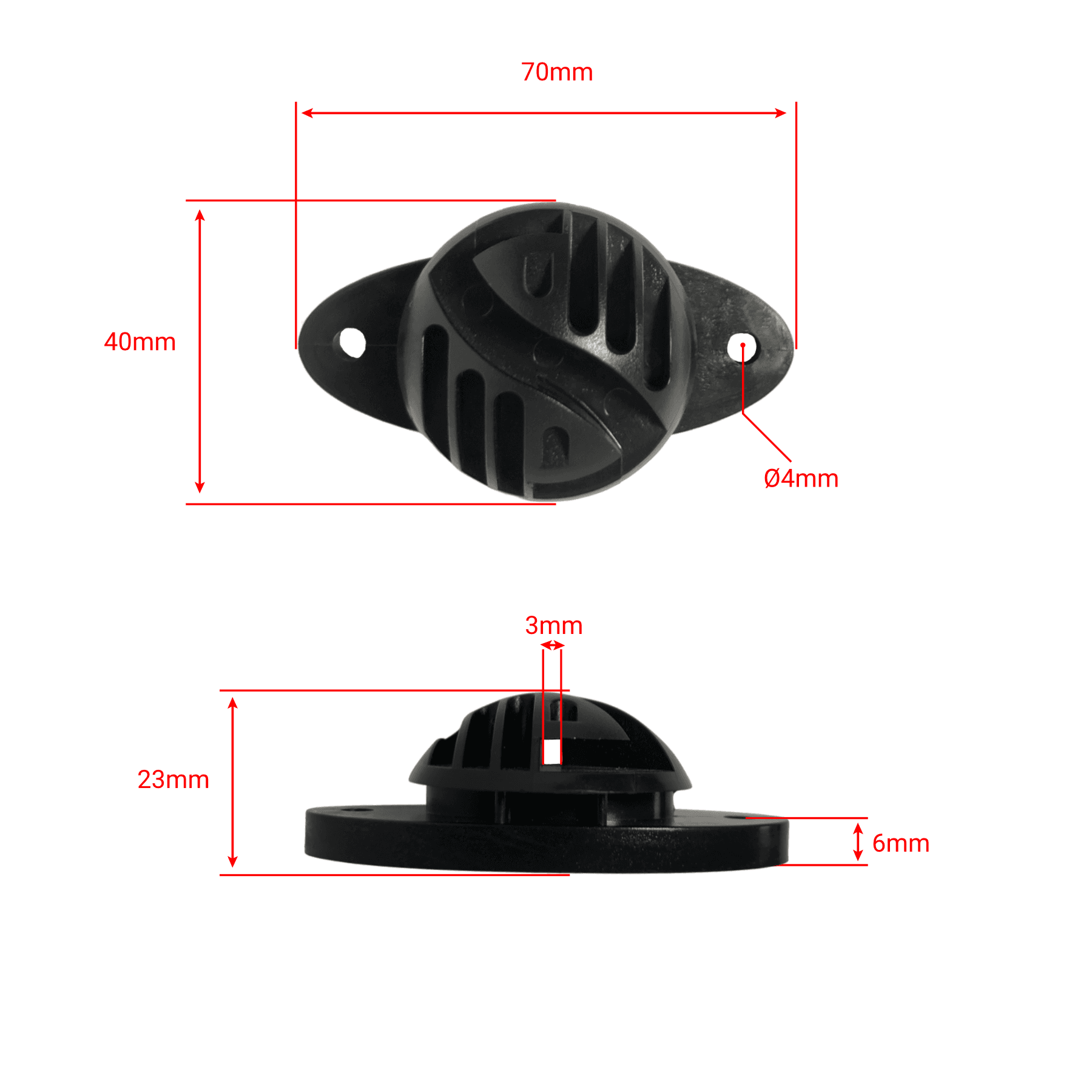 Izolator plat gard electric NEXON