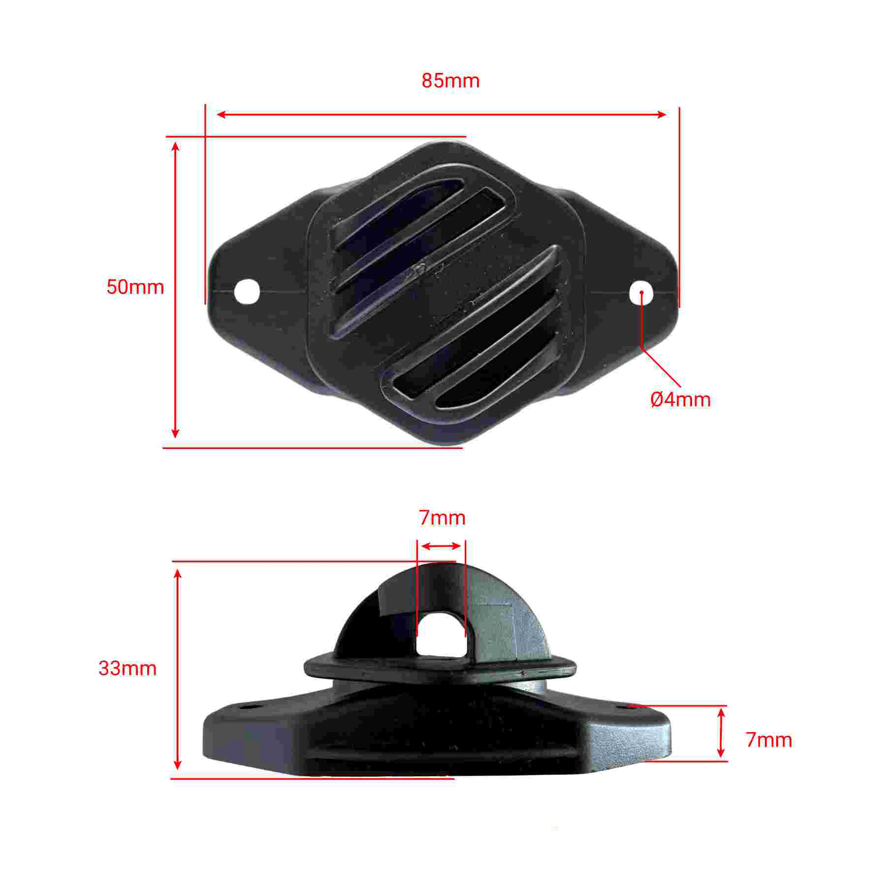 Izolator plat pentru gard electric permanent NEXON