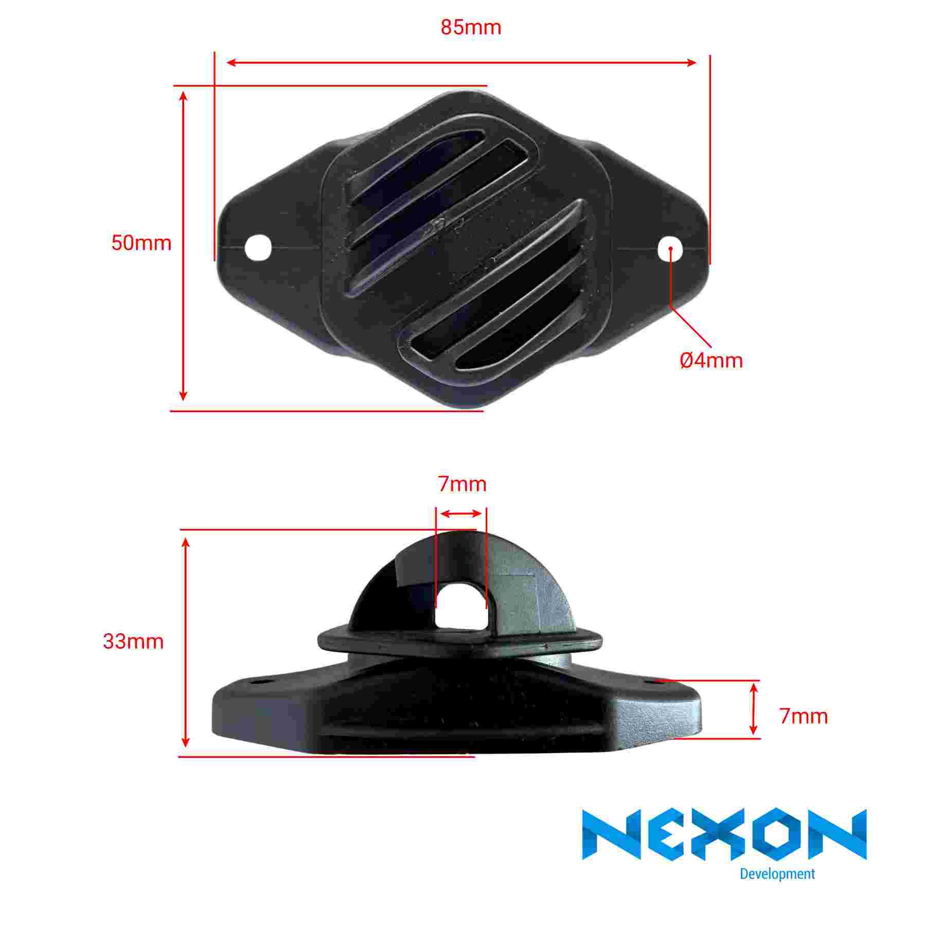 Izolator plat pentru gard electric permanent NEXON