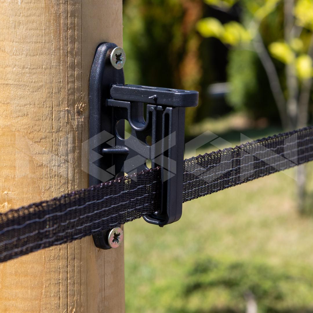 Izolator plat gard electric pentru banda, NEXON