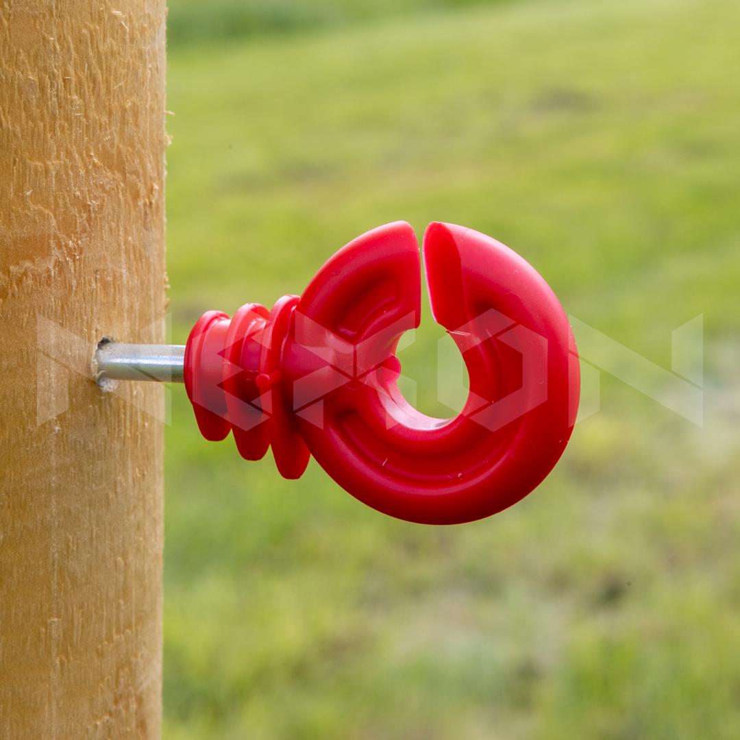 Izolator inelar gard electric rosu NEXON