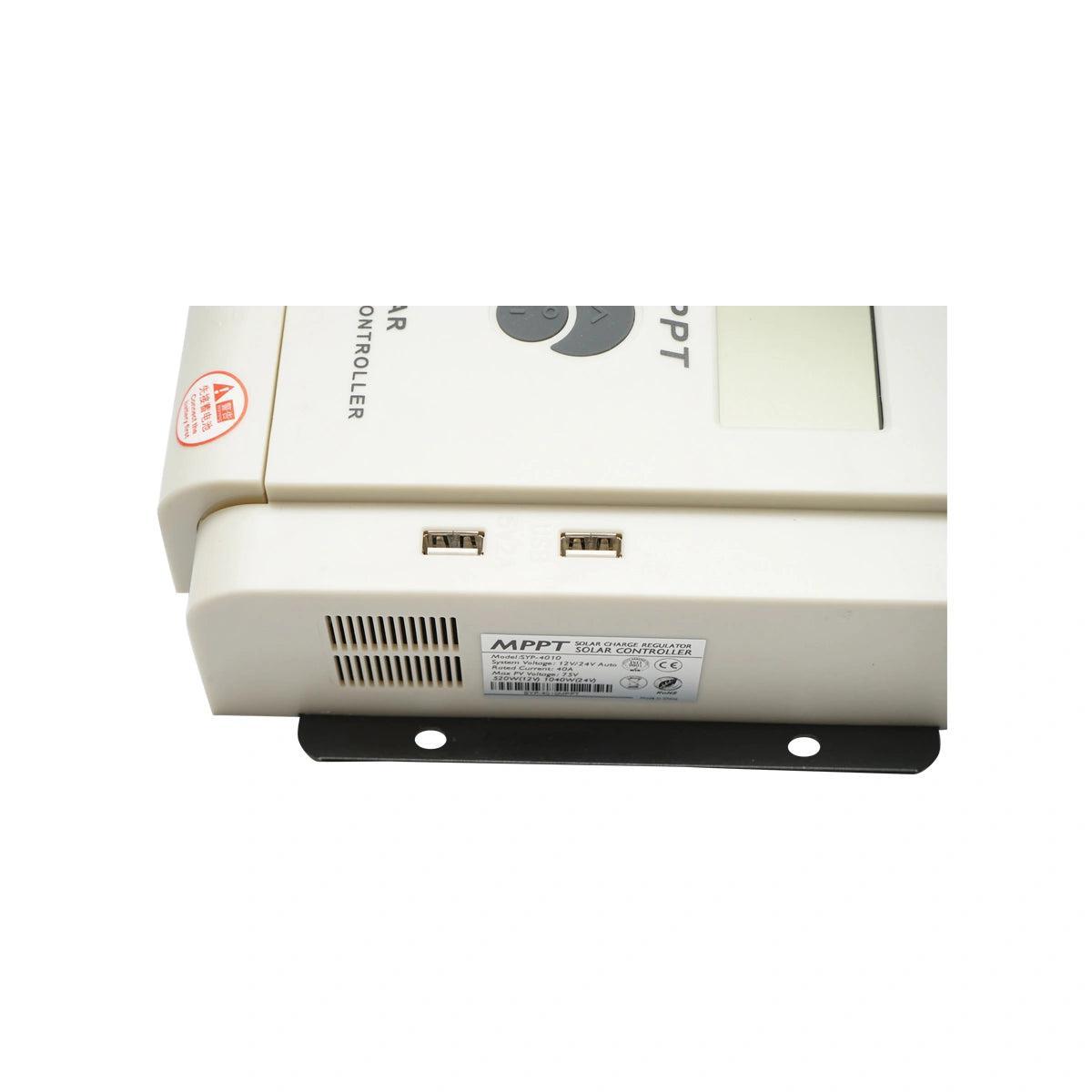 MPPT Napelemes Töltésszabályzó 40A 12V/24V 2x USB porttal – NEXON
