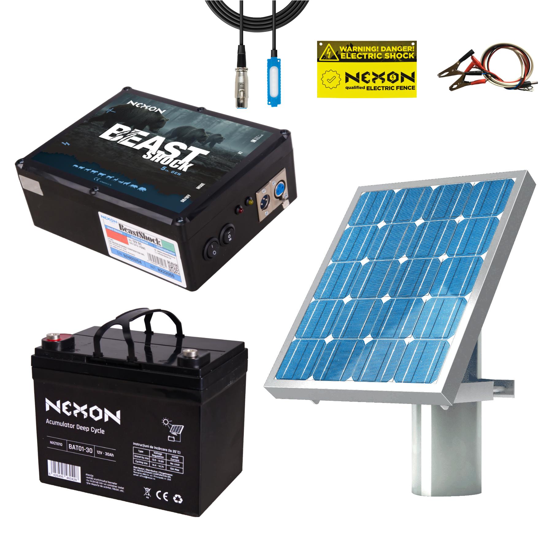 Kit Gard electric BeastShock 8.5J cu Solar NEXON