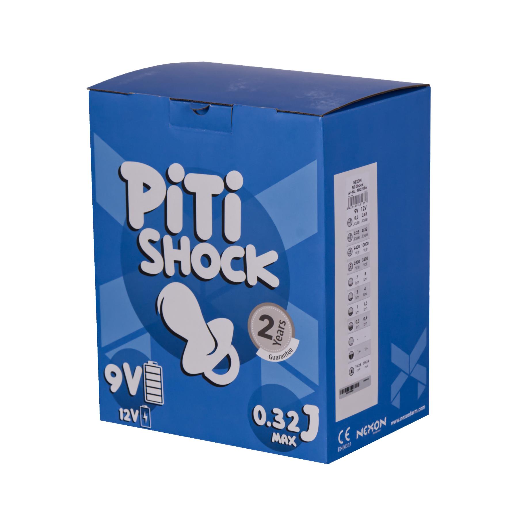NEXON PitiShock Electric Fence Energizer – 0.32J (9–12V)
