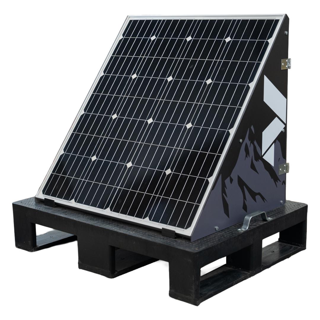 Portable Electric Fence NEXON PYRAMID 10J GPS with Solar Panel and Battery
