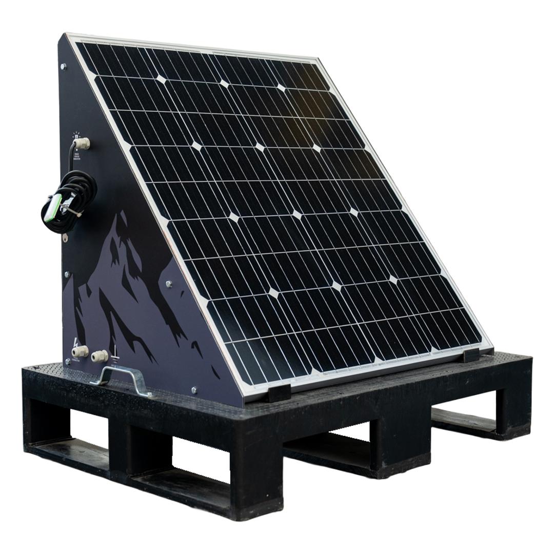 Portable Electric Fence NEXON PYRAMID 10J GPS with Solar Panel and Battery