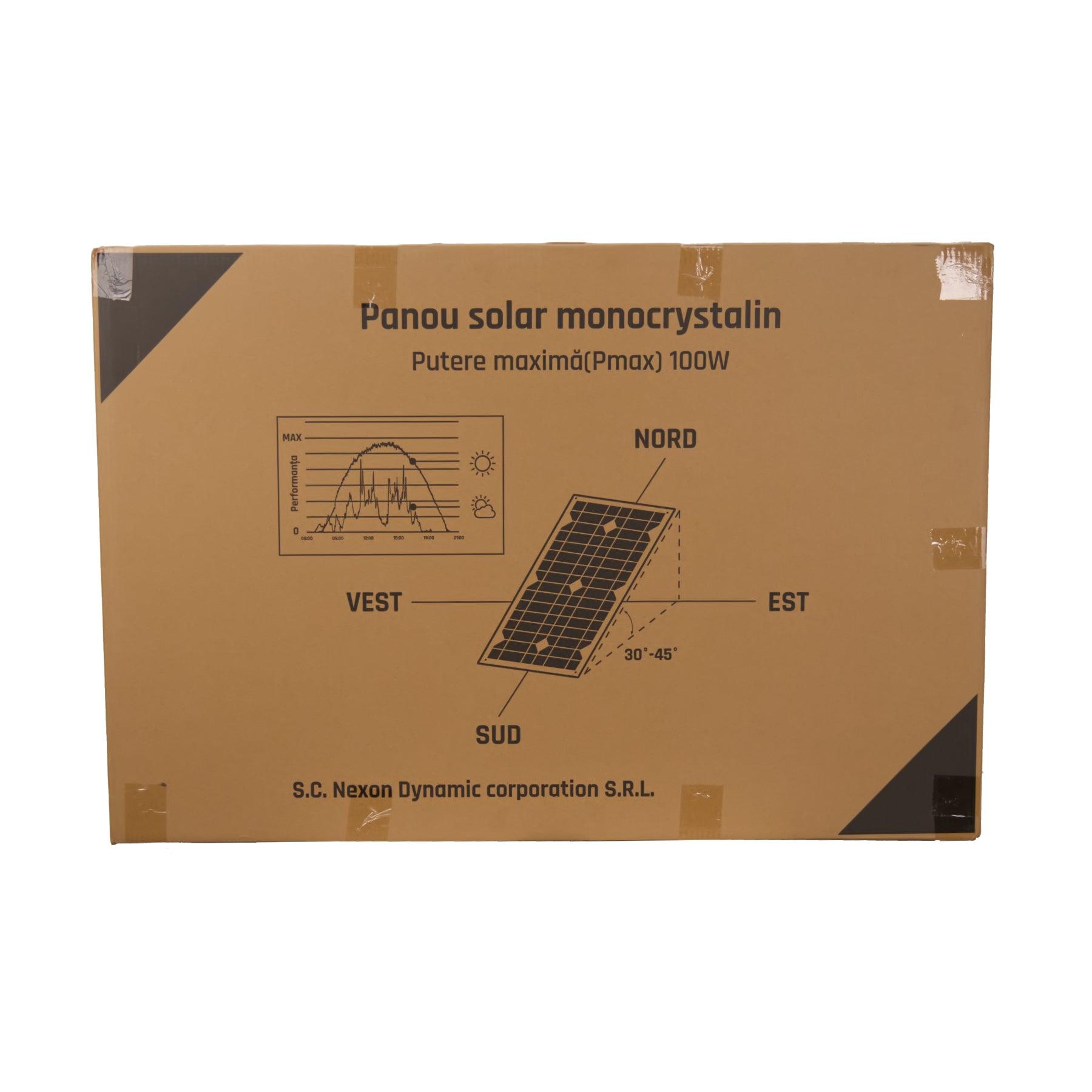 Panou solar gard electric fara suport NEXON 100W