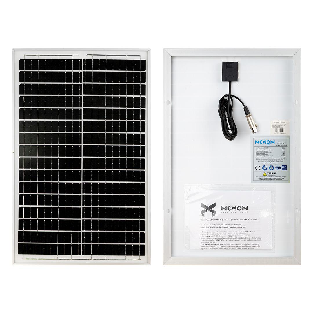 Solar Panel for Electric Fence HeavyShock NEXON 30W