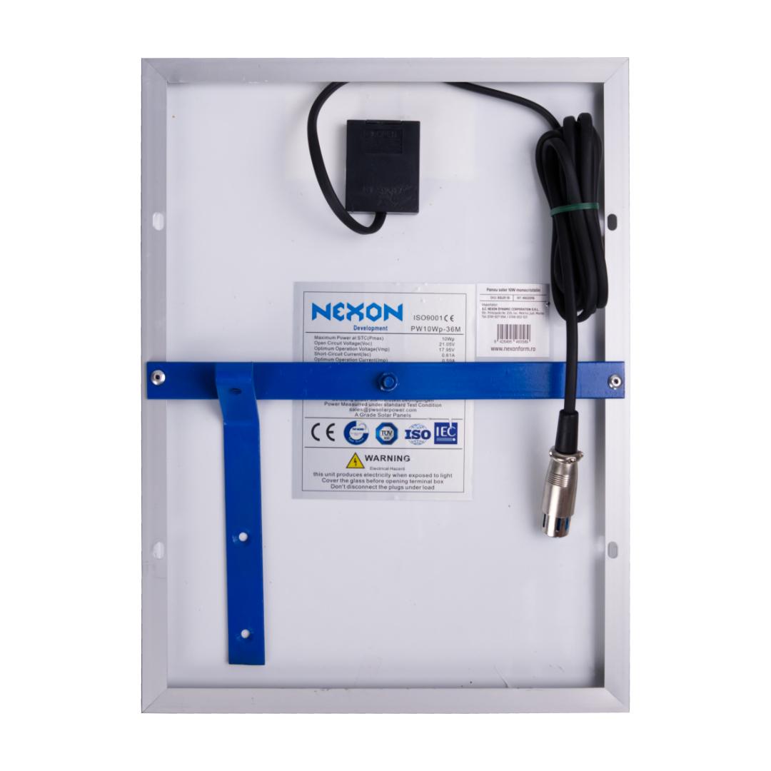 NEXON 10W napelem panel tartóval